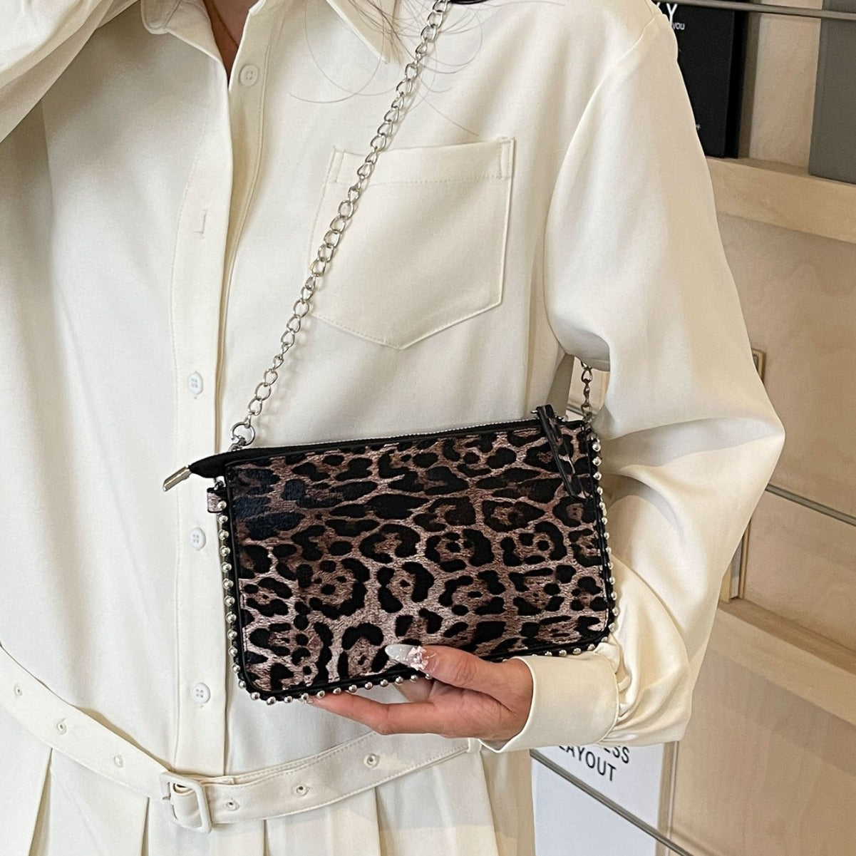 Cross-border new versatile casual crossbody underarm women's bag simple and stylish niche design chain bag fashion handbag