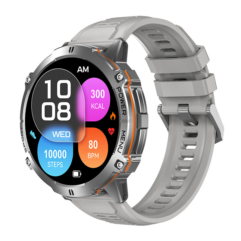 X3 smartwatch AMOLED screen Bluetooth call health monitoring barometer compass multi-sport mode