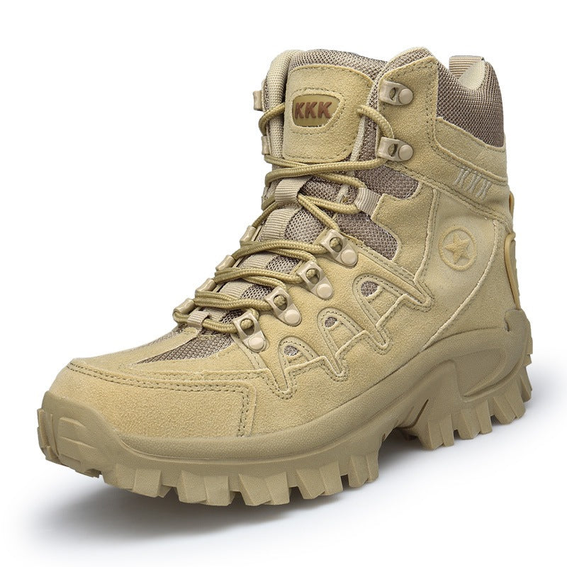 Cross-border spot new products high-top men's outdoor special forces tactical boots combat boots military boots hiking boots security boots large size