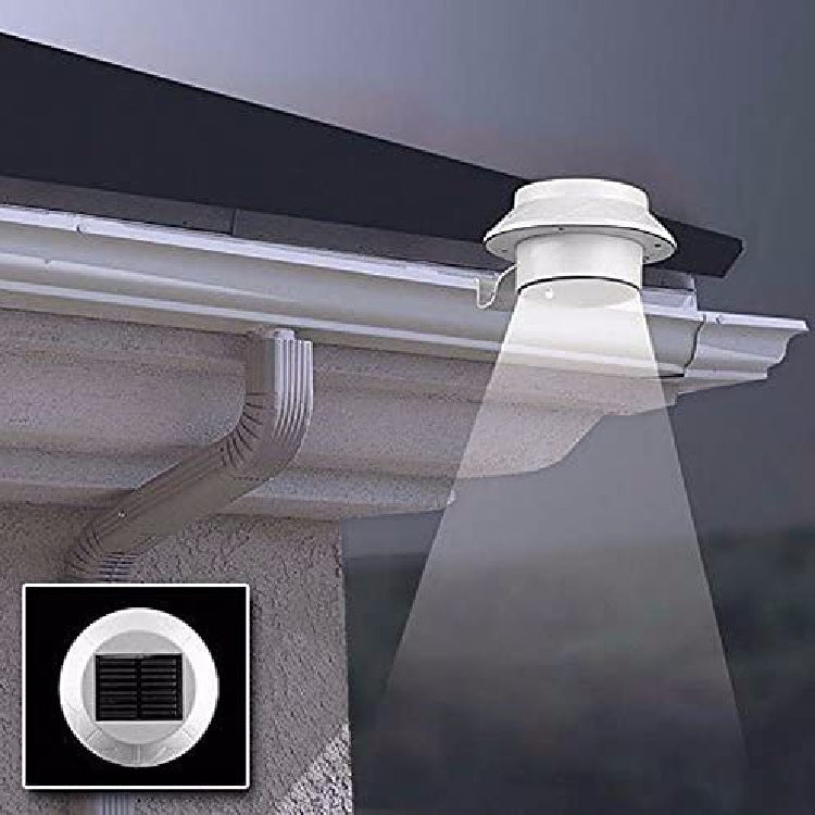 Cross-border guardrail LED solar light gutter light outdoor rainproof wall light fence light solar railing eaves light
