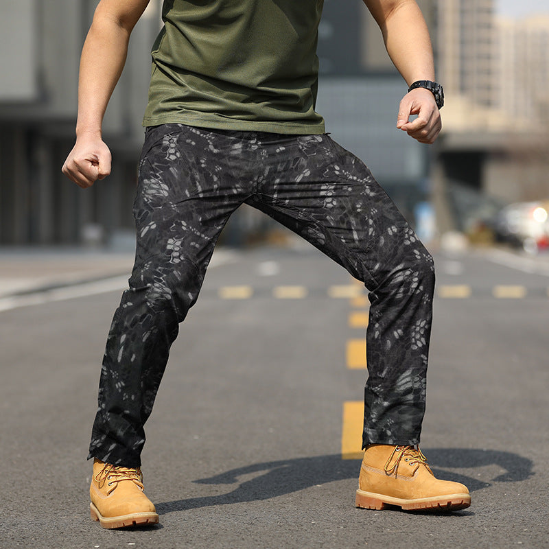 Archon X9 tactical pants slim waterproof camouflage training pants spring and autumn outdoor overalls loose wear-resistant