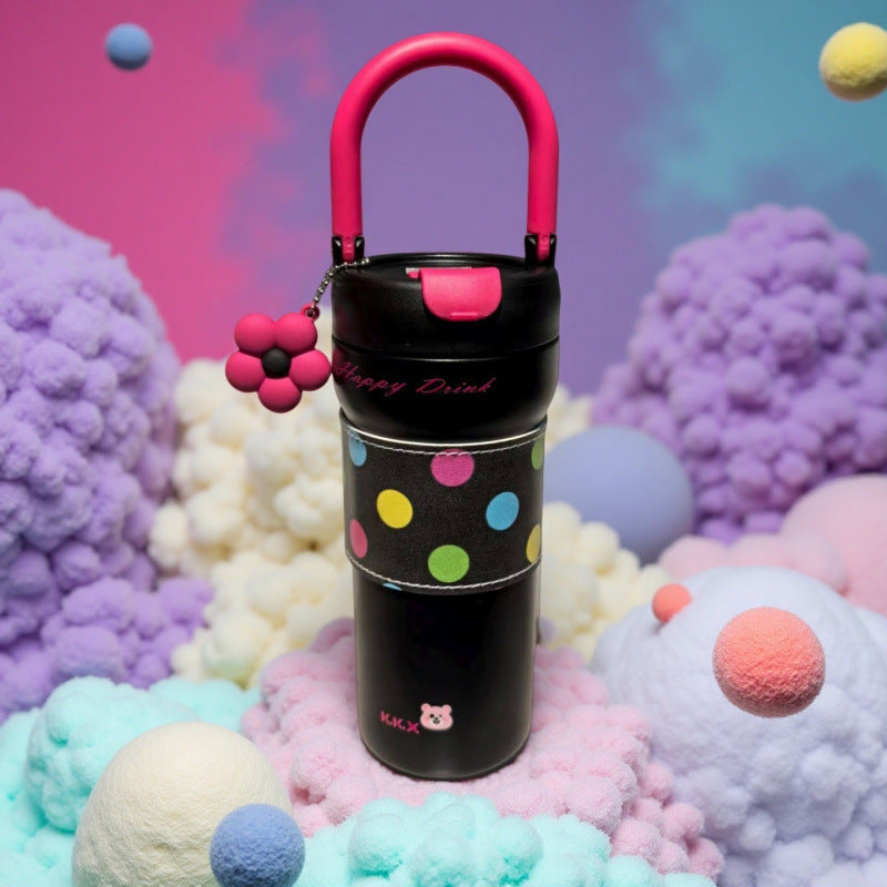 New cross-border car cup 304 thermos cup high-value coffee cup take-out cup stainless steel portable water cup