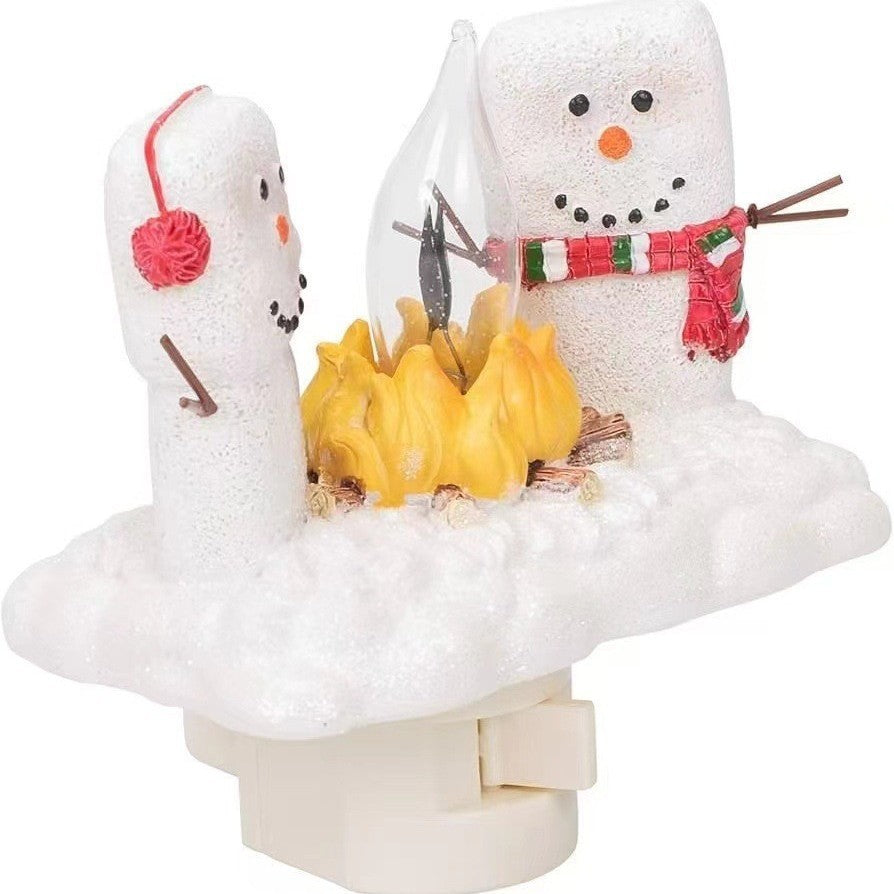 Cross-border new ghost bonfire party night light resin craft Halloween festival atmosphere decoration ornaments