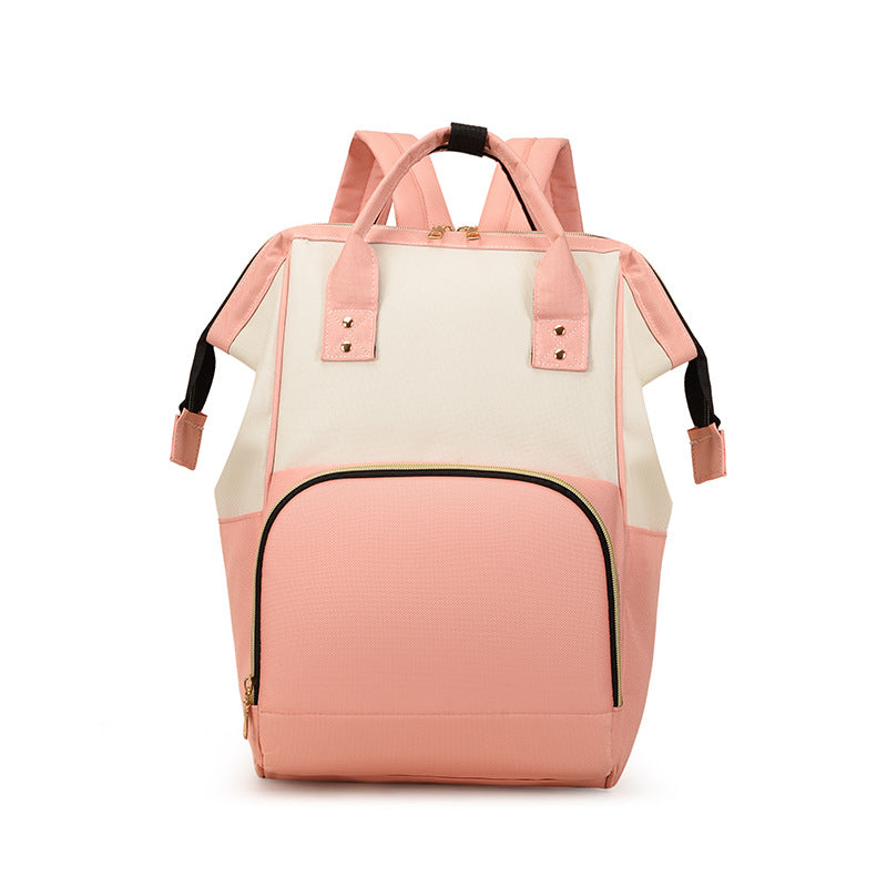 Mommy bag factory direct sales fashionable portable mother and baby bag for going out large capacity bottle insulation multi-pocket backpack mommy bag