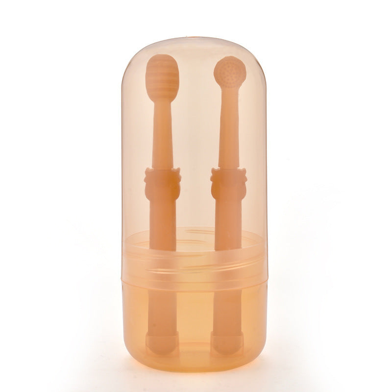 Pet silicone small toothbrush cat toothbrush tool cat toothpaste set to remove bad breath teeth cleaning supplies
