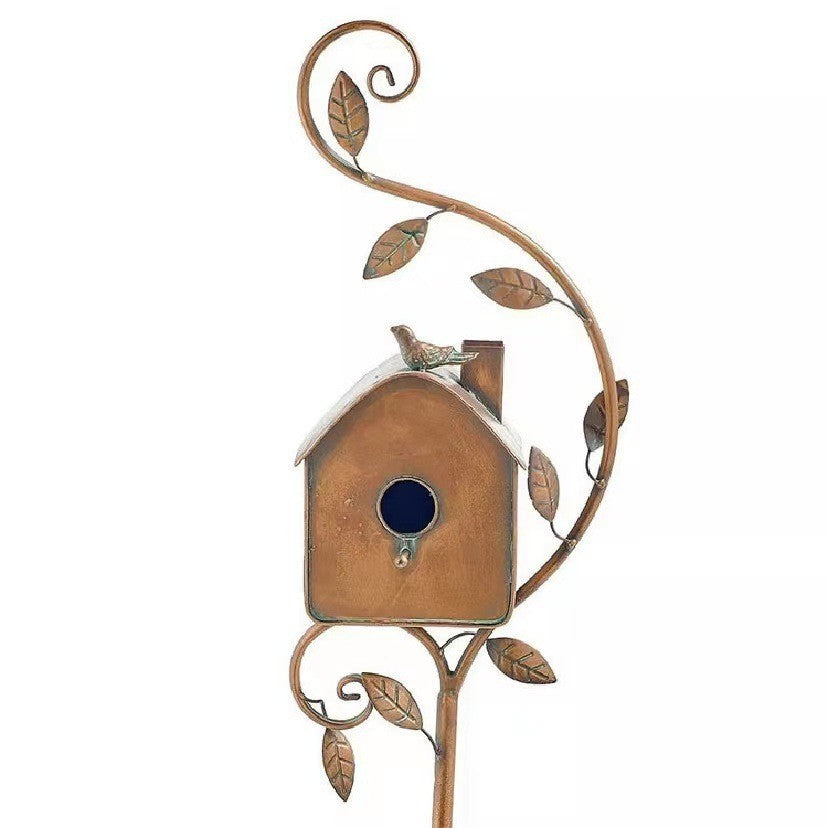 Spot bird house bracket independent stand metal birdhouse  bird nest courtyard decoration outdoor bird house garden ornaments