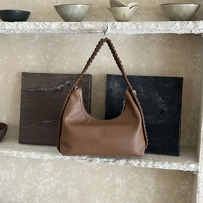 High-quality texture fashion crescent armpit bag women new style all-match simple trend portable shoulder messenger bag