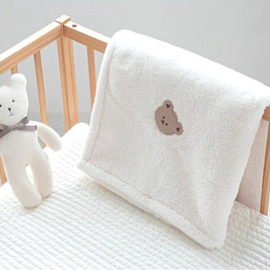 Korean Ins style new baby blanket hug blanket baby going out blanket children embroidery autumn and winter nap blanket