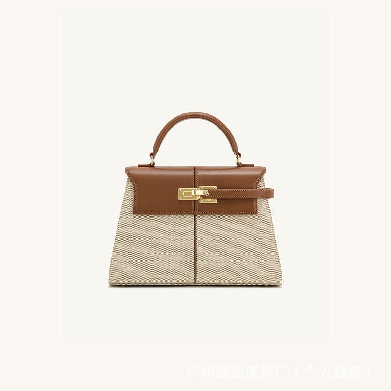 [Cross-border supply] JW PEI trapezoidal bag, Kelly bag, crossbody bag, niche handbag, small square bag, shoulder bag