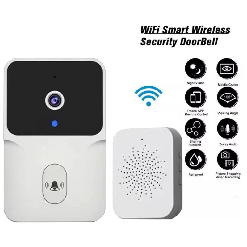 Video doorbell camera wifi smart high-definition wireless night vision doorbell remote electronic cat-eye camera home