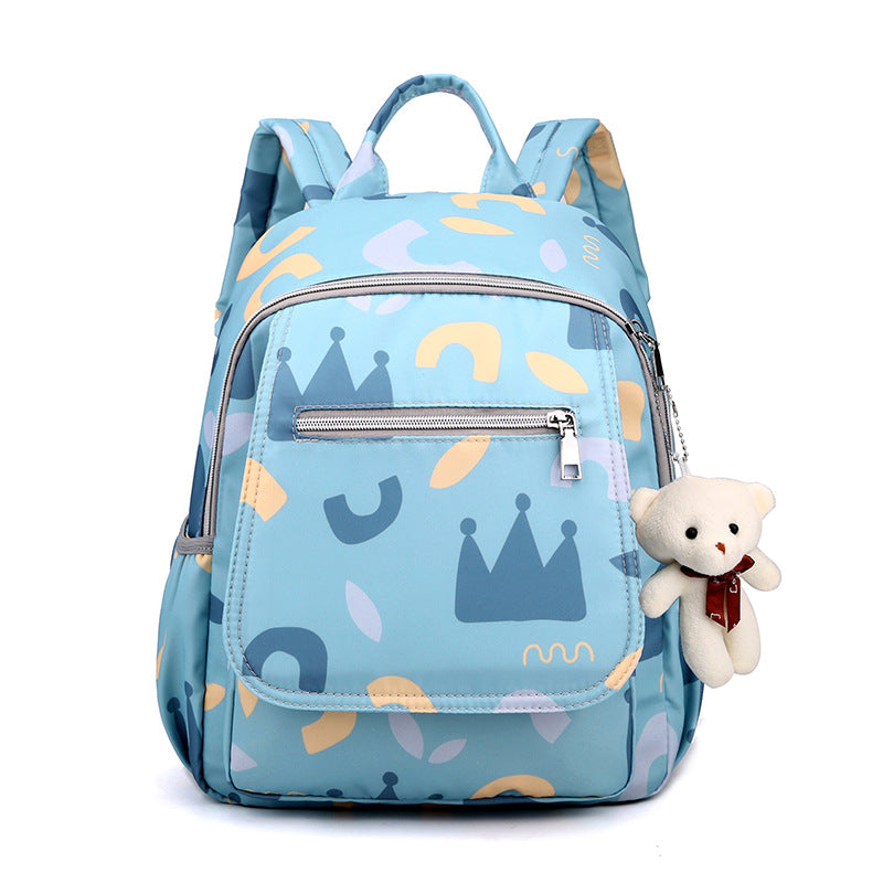 Spring new small size mommy bag fashionable multifunctional mother and baby bag for going out light and splash-proof mommy bag backpack for women