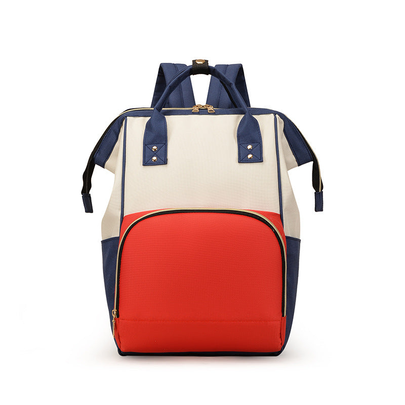 Mommy bag factory direct sales fashionable portable mother and baby bag for going out large capacity bottle insulation multi-pocket backpack mommy bag