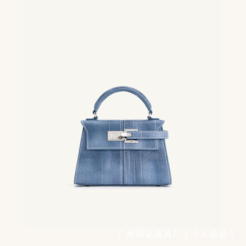 [Cross-border supply] JW PEI trapezoidal bag, Kelly bag, crossbody bag, niche handbag, small square bag, shoulder bag