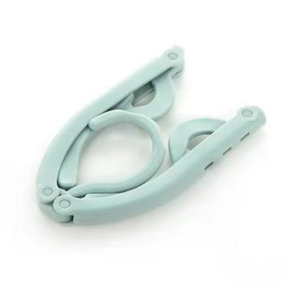 Multifunctional folding clothes hanger, non-slip outdoor travel portable clothespin, home magic clothes hanger