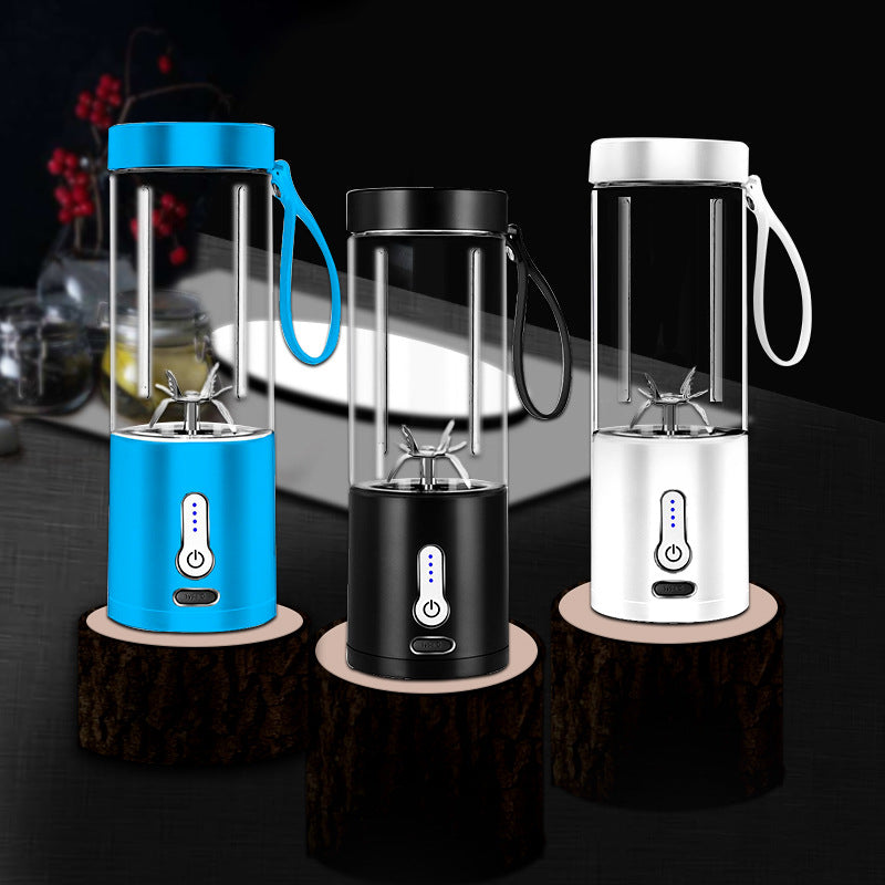 New Juicer Cup Hand Crank Juicer Fruit Food Processor Portable Juicer Electric Blender