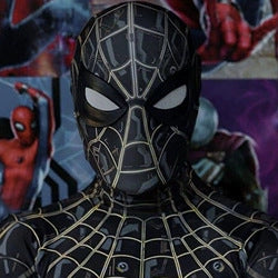 Halloween performance stage headgear children adult expedition steel anime glasses tights spiderman face mask