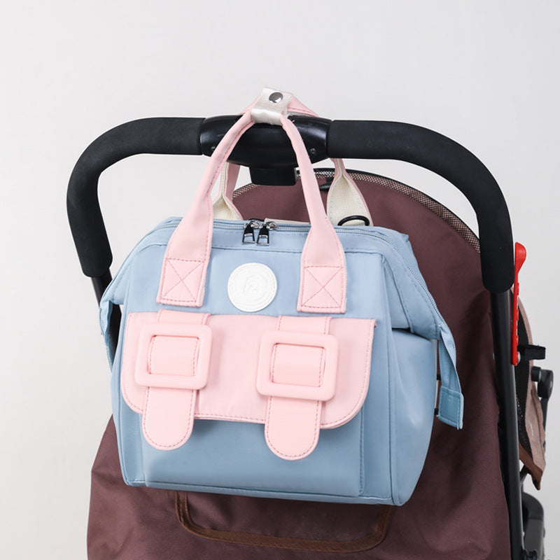 New mini mommy bag with three carrying modes Multifunctional mother and baby bag Cute and compact Large capacity mommy bag