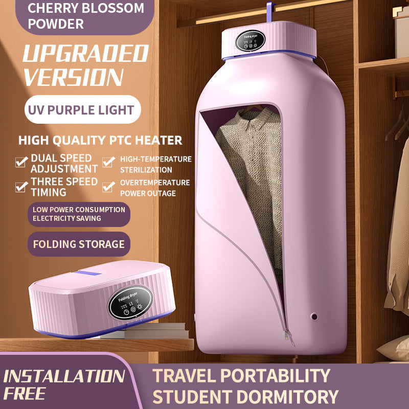 Cross-border foreign trade dryer household clothes foldable dryer travel portable multi-functional clothes dryer