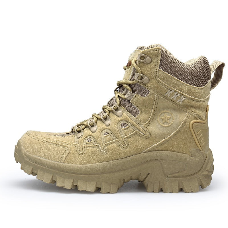 Cross-border spot new products high-top men's outdoor special forces tactical boots combat boots military boots hiking boots security boots large size
