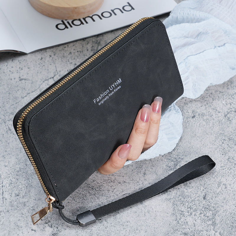 Women's hand-held long wallet new Korean version handbag multi-function card bag mobile phone bag coin purse female wallet