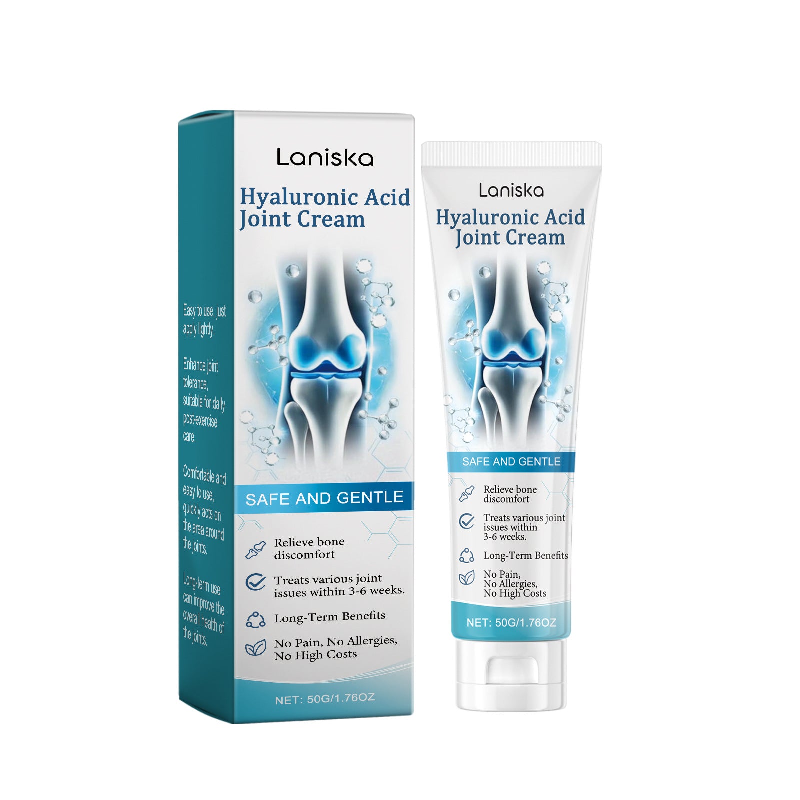 LANISKA Joint Care Cream: Gentle collagen care for the body, a topical massage cream to relieve hand and foot discomfort.