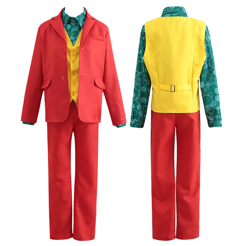 Joker suit Joaquin Phoenix DC movie clown suit CS Halloween cosplay performance costume