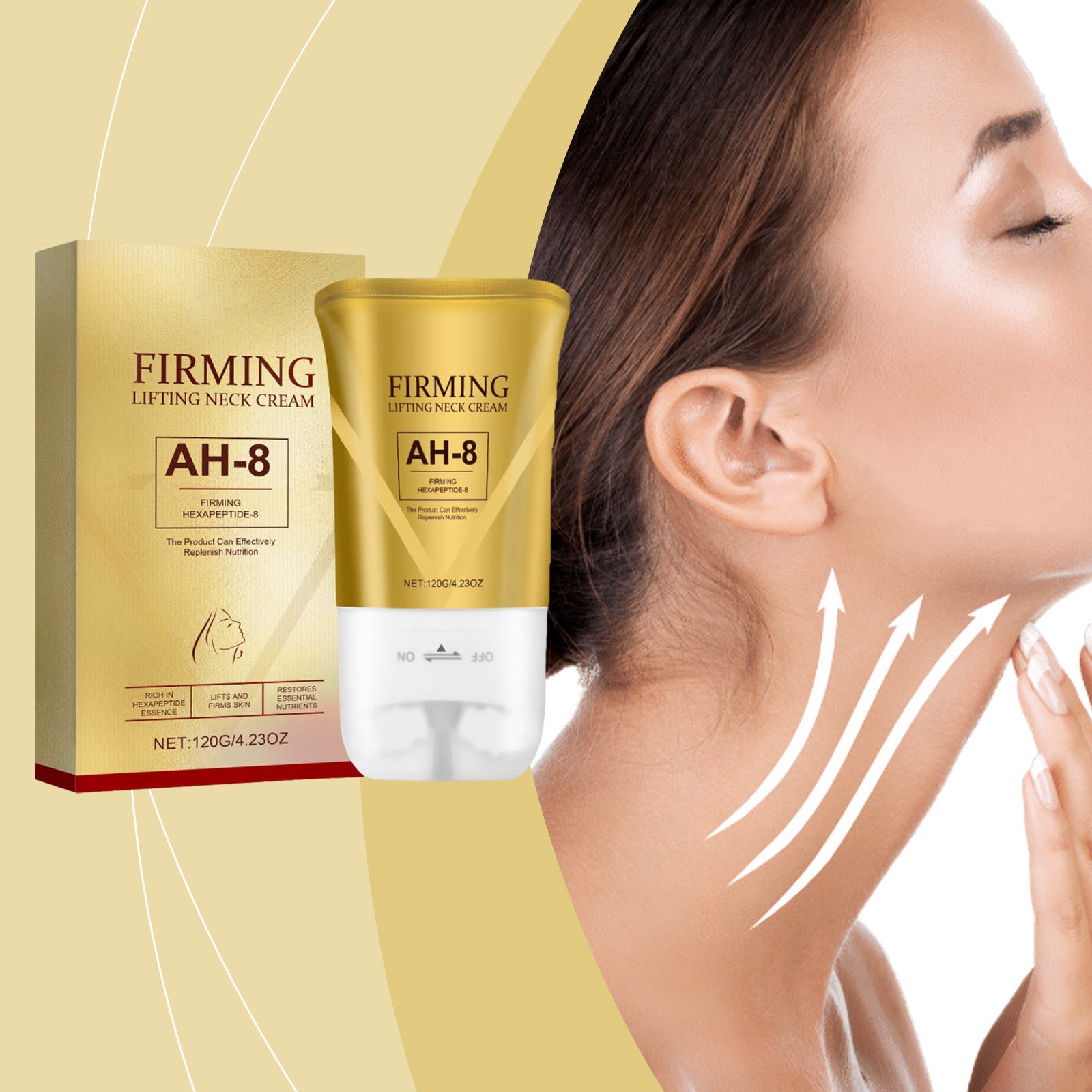 Neck Firming Roller Cream Improves, lifts, and reduces neck lines. Moisturizing, nourishing, and easily absorbed hydrating roller cream.