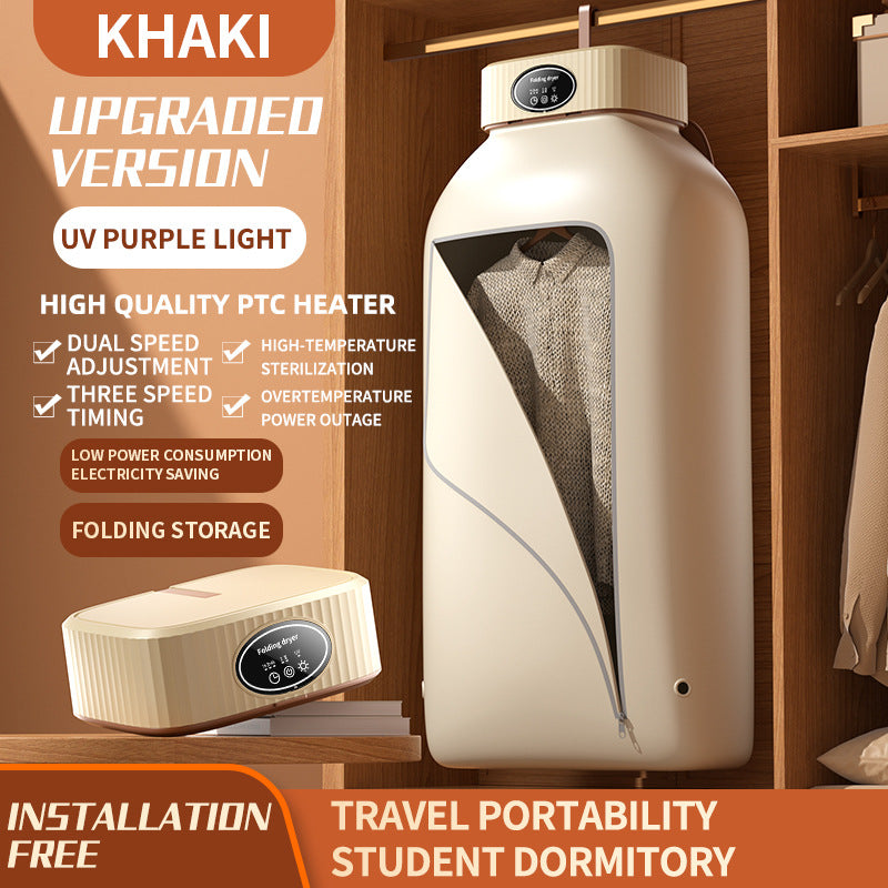 Cross-border foreign trade dryer household clothes foldable dryer travel portable multi-functional clothes dryer