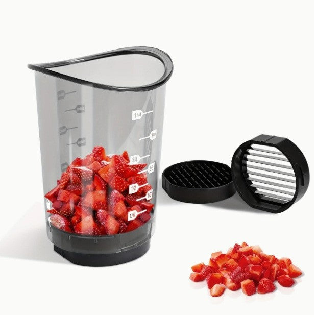Stainless steel fruit slicer vegetable chopper quick make fruit and vegetable salad egg cutter kitchen utensils