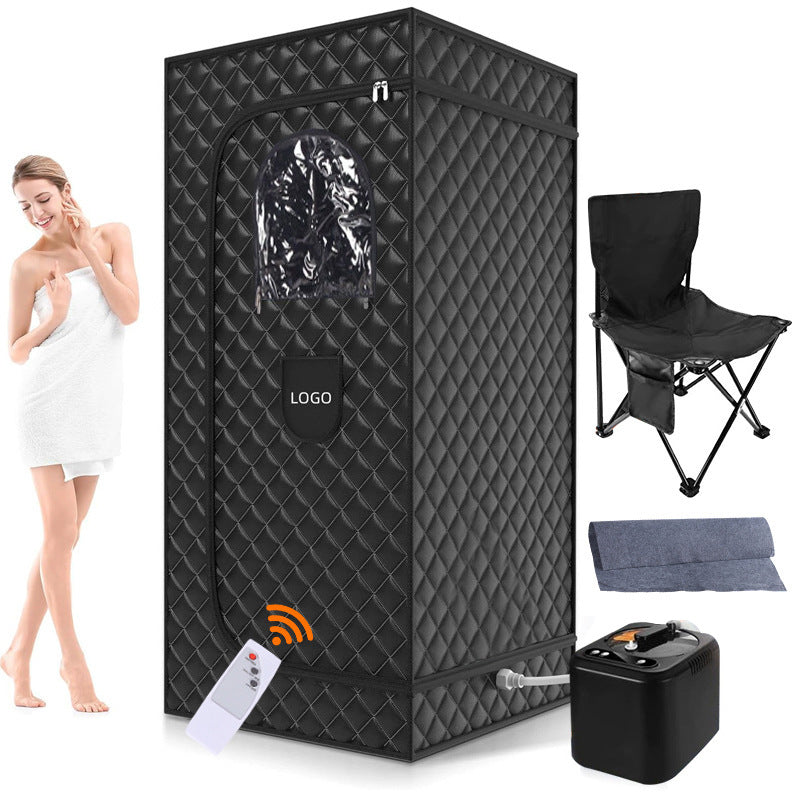 North America hot-selling sweat steam box cross-border home full body sauna box foldable portable sweat steam room