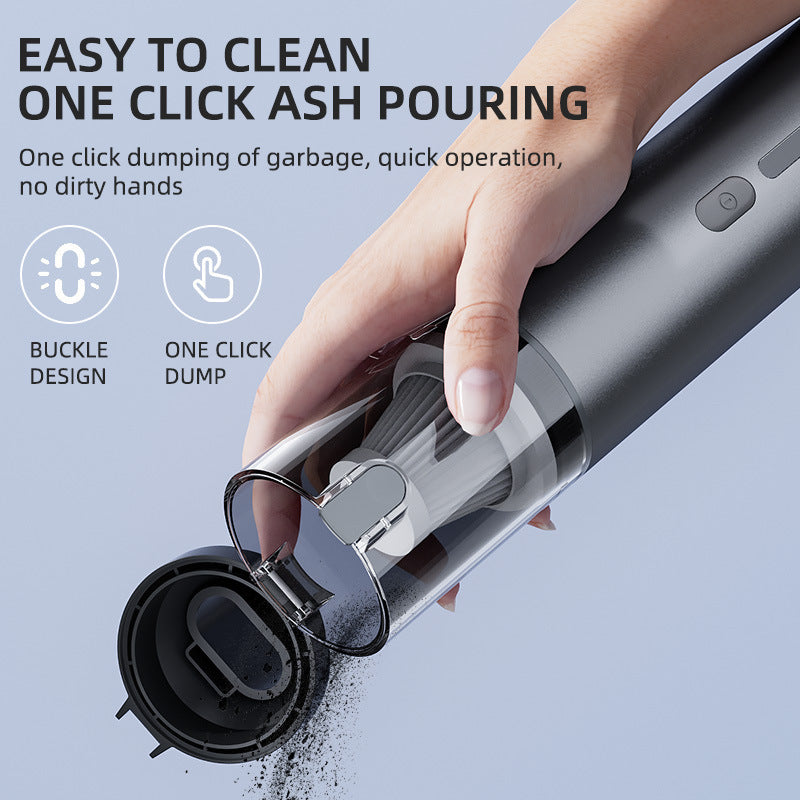Car vacuum cleaner dust removal large suction inflatable integrated dual-purpose handheld high-power car mini brushless dust blower