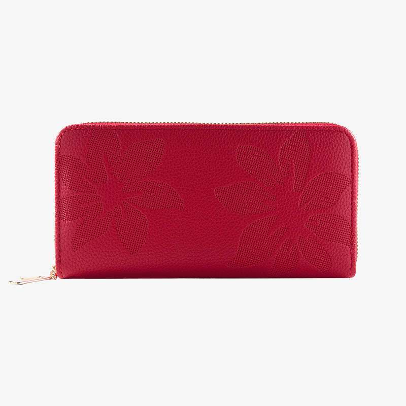 ladies wallet female high-end long clutch bag single zipper large capacity coin purse mobile phone bag horizontal version