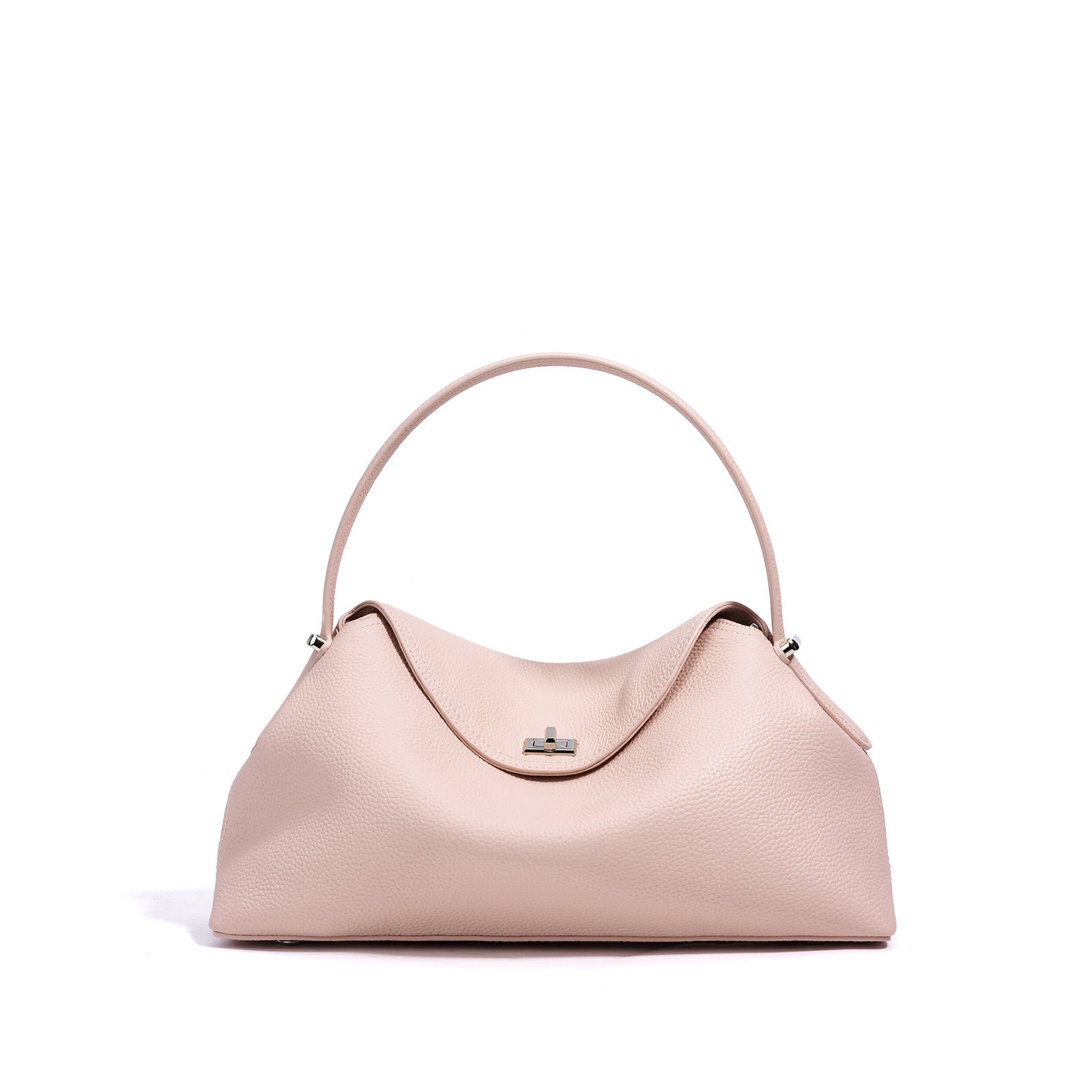 2025 spring new shoulder messenger bag handbag advanced simple fashion all-match bag first layer cowhide genuine leather