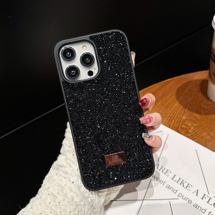 Luxury full diamond iPhone 16 rhinestone mobile phone case Apple 15 suitable for 14promax diamond anti-fall full protection
