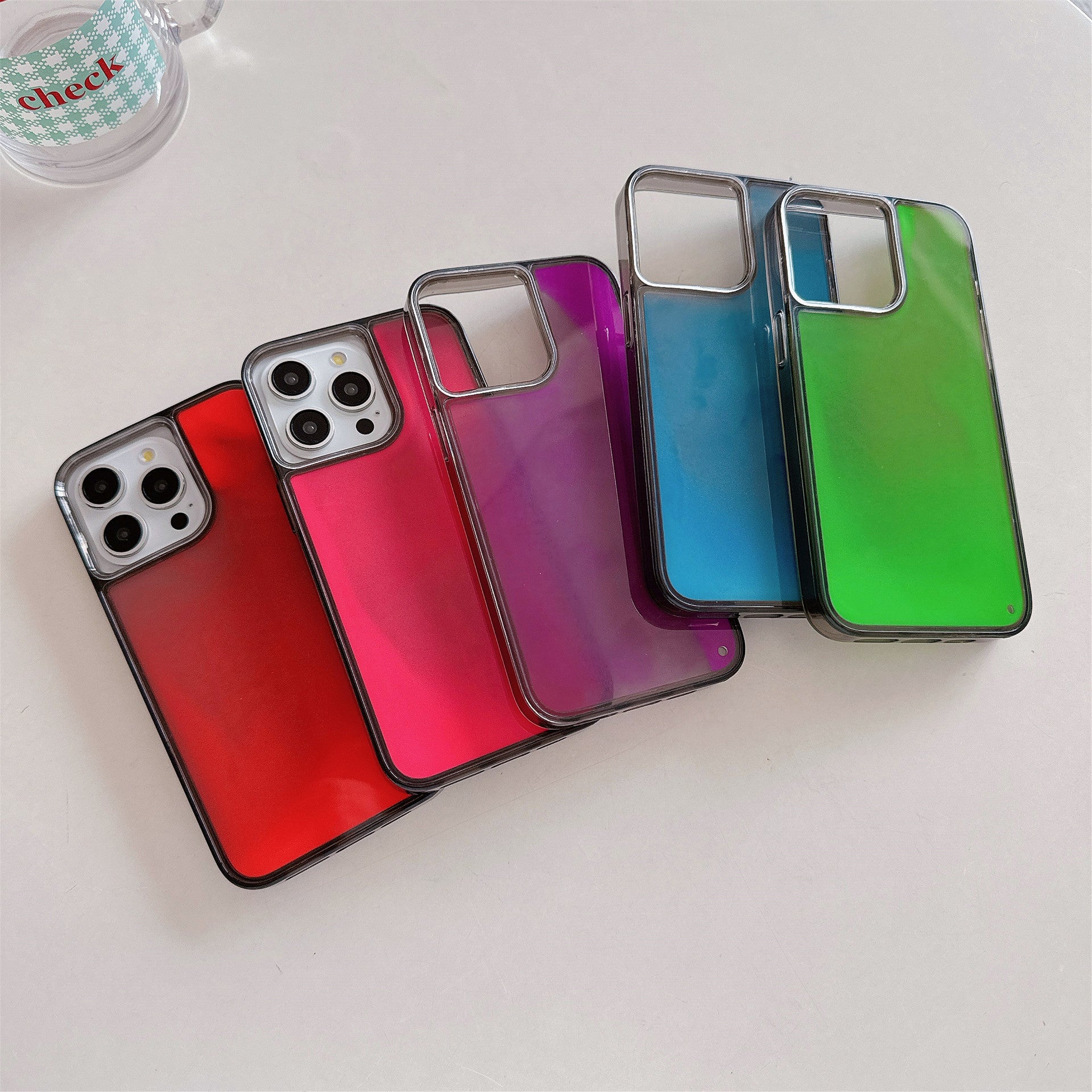 Suitable for iPhone16ProMax mobile phone case luminous quicksand Apple 15 soft edge hard back high quality protective cover