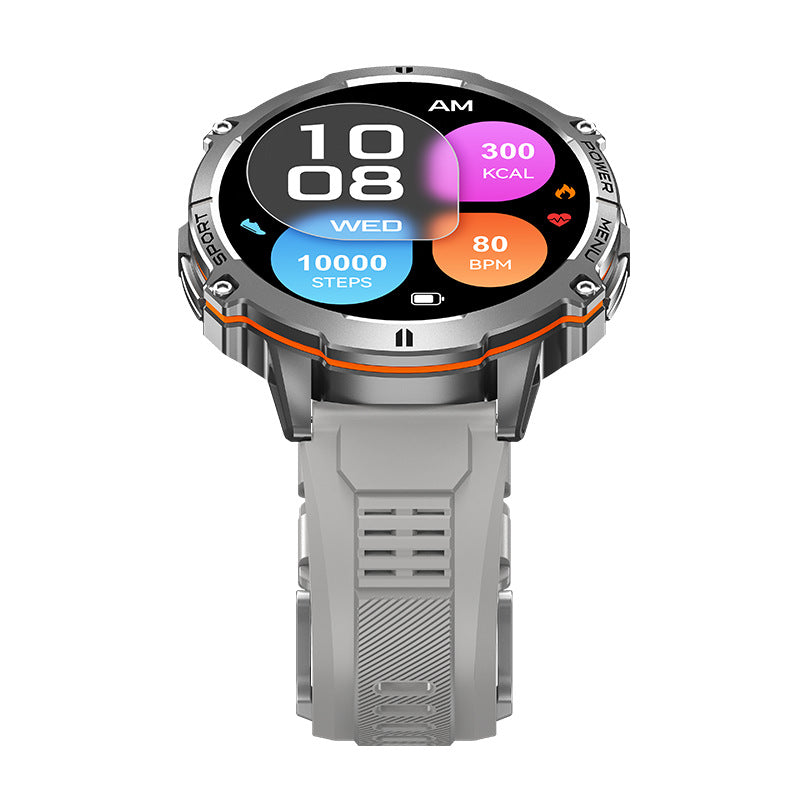 X3 smartwatch AMOLED screen Bluetooth call health monitoring barometer compass multi-sport mode