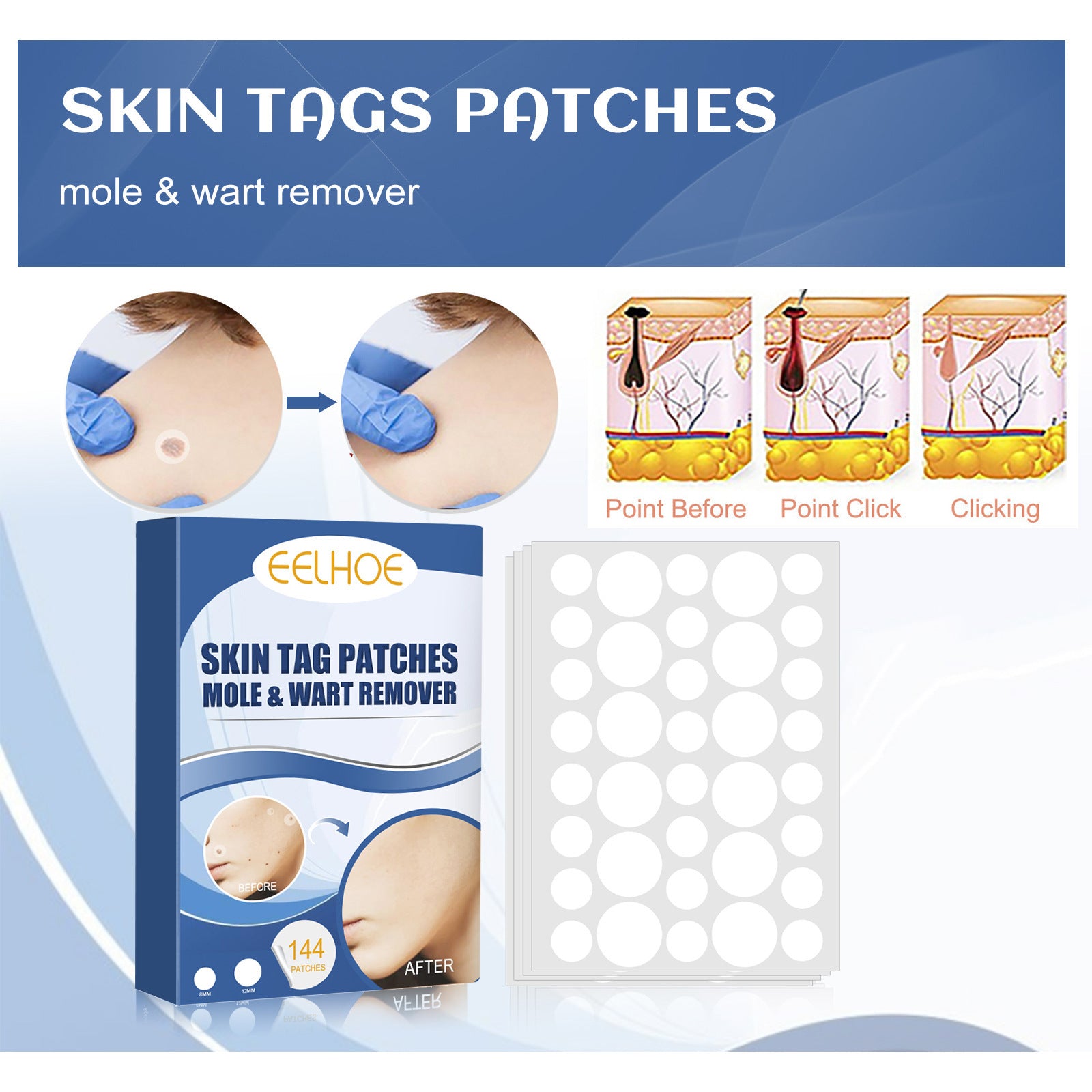 Keyou patch Gentle cleansing care skin face neck repair smooth skin daily care