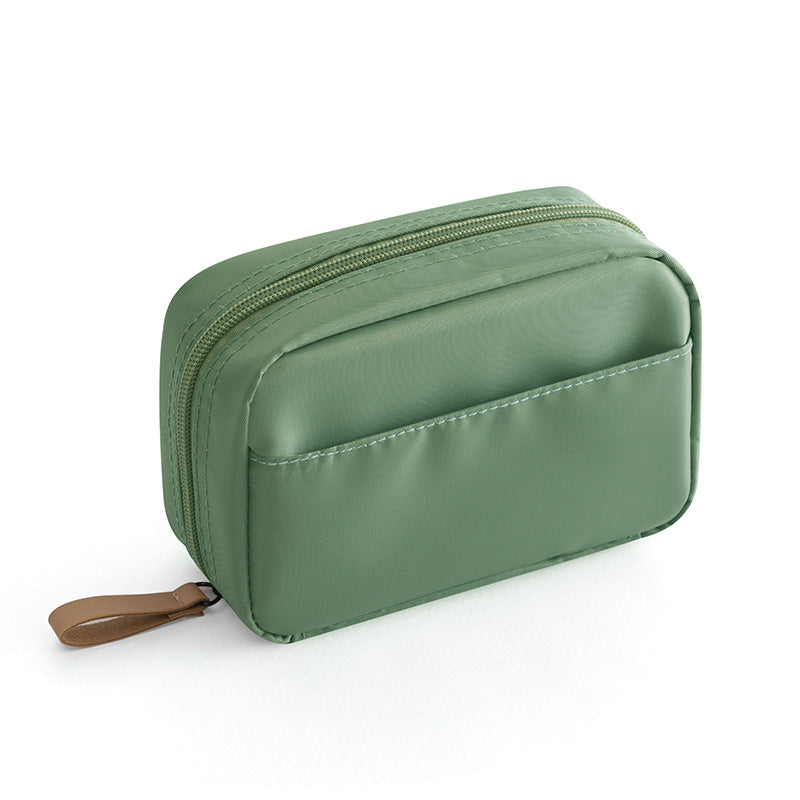 Makeup storage bag Mini portable waterproof cosmetic bag Korean simple female portable makeup lipstick bag