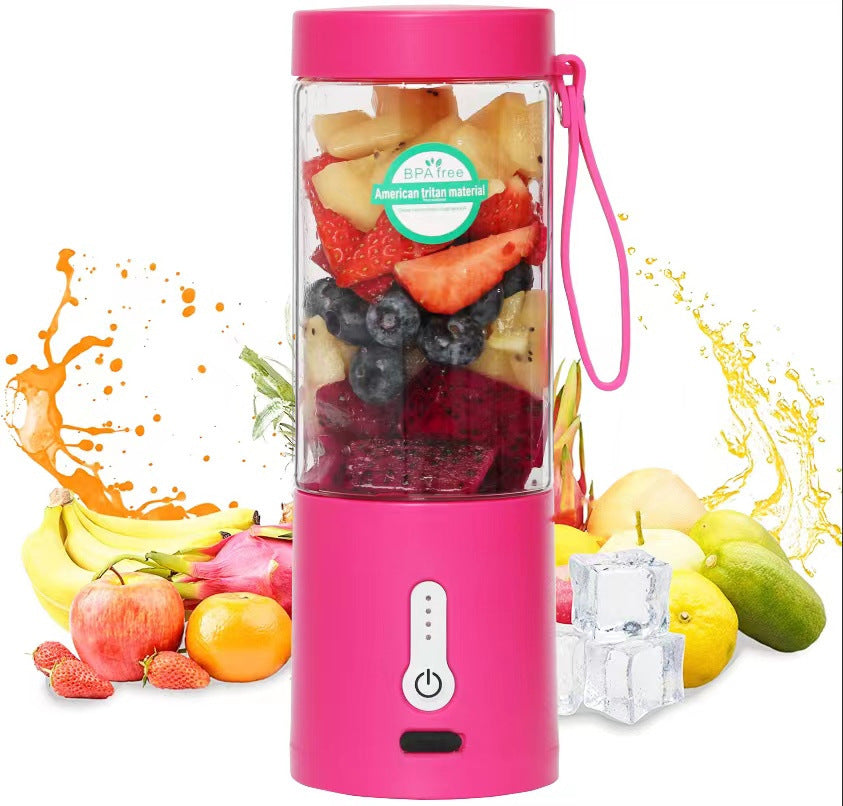 New Juicer Cup Hand Crank Juicer Fruit Food Processor Portable Juicer Electric Blender