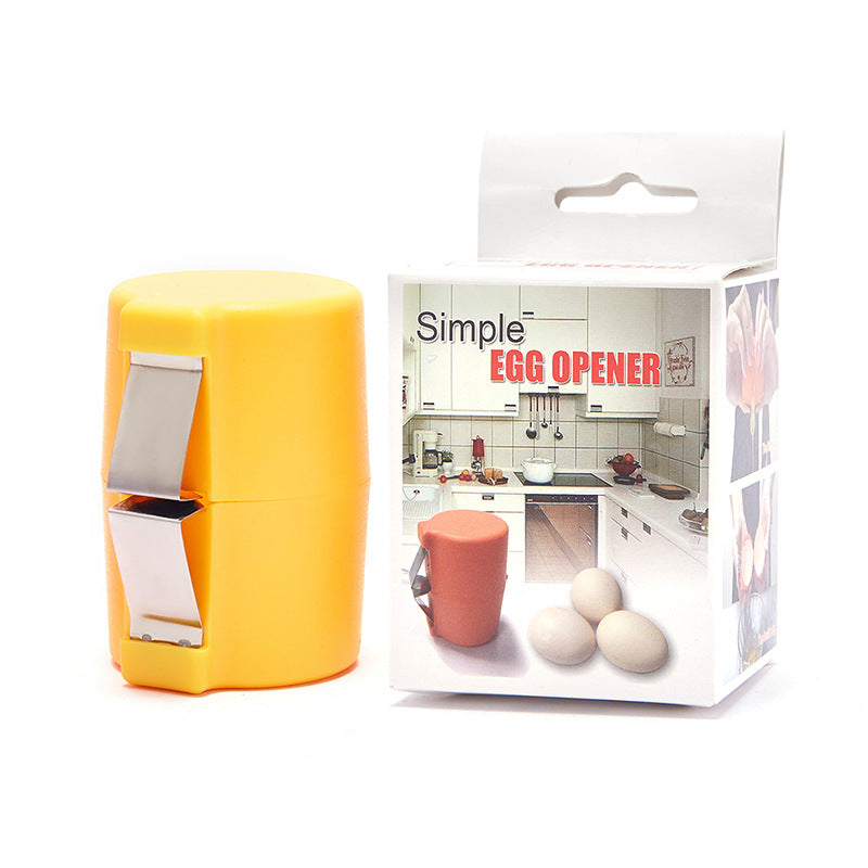 Manufacturer's spot egg shell opener portable kitchen mini egg opener anti-crumb egg beater sheller