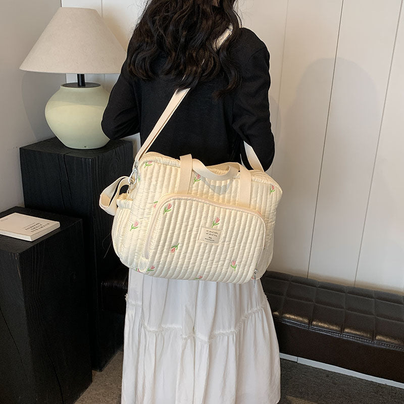 Korean version of mommy bag large size one-shoulder handbag mommy bag out of high value portable large capacity mother and baby bag women's bag