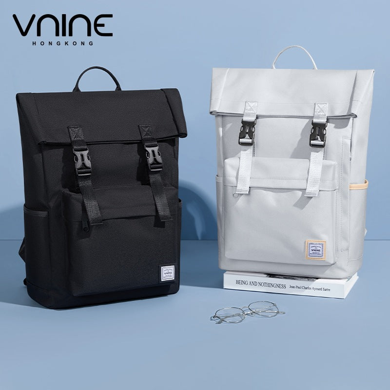The Ninth City Men's Backpack Large Capacity Expandable Junior High School Girls Backpack Cycling Outdoor Bag