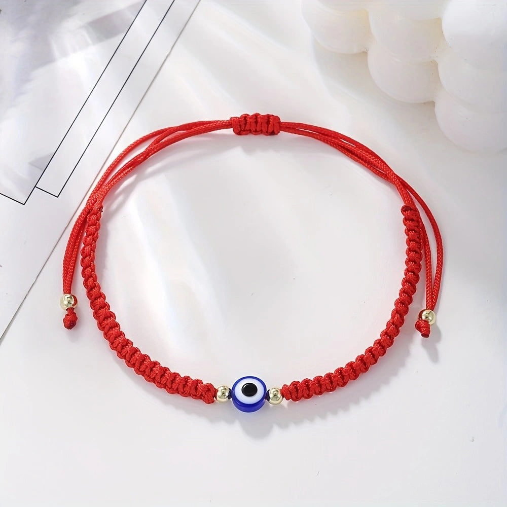 Cross-border hot selling special for the devil eye bracelet women pure hand-woven European and American fashion personality couple bracelet wholesale