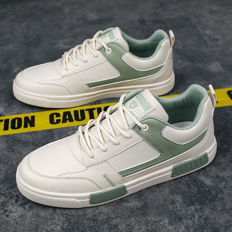 Men's shoes spring new breathable white shoes male students trendy all-match cloth shoes men's flat casual sneakers men