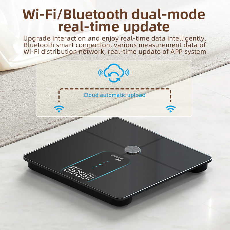 Body fat scale Bluetooth WiFi smart accurate small electronic weighing scale body fat scale fat measurement scale accurate