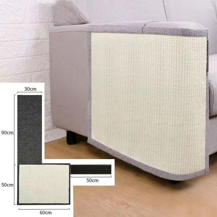 Cat scratching mat vertical sisal mat does not shed chips wear-resistant anti-scratch stickers anti-cat protective sofa artifact cat toy cat scratching board