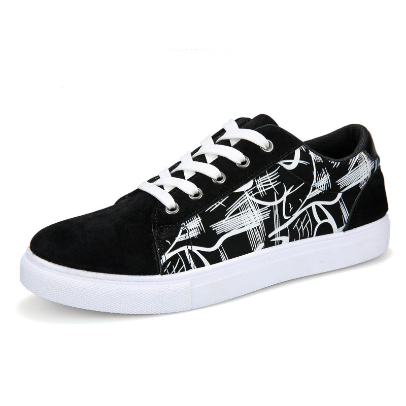 Spring new men's casual shoes, student sports shoes, running shoes, fashionable Korean style men's shoes, one piece drop shipping