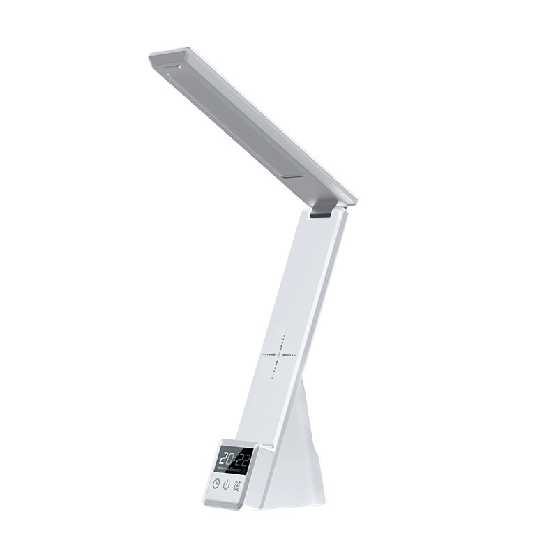 Cross-border desk lamp mobile phone wireless charger multi-function creative folding eye protection wireless fast charging 15W earphone watch