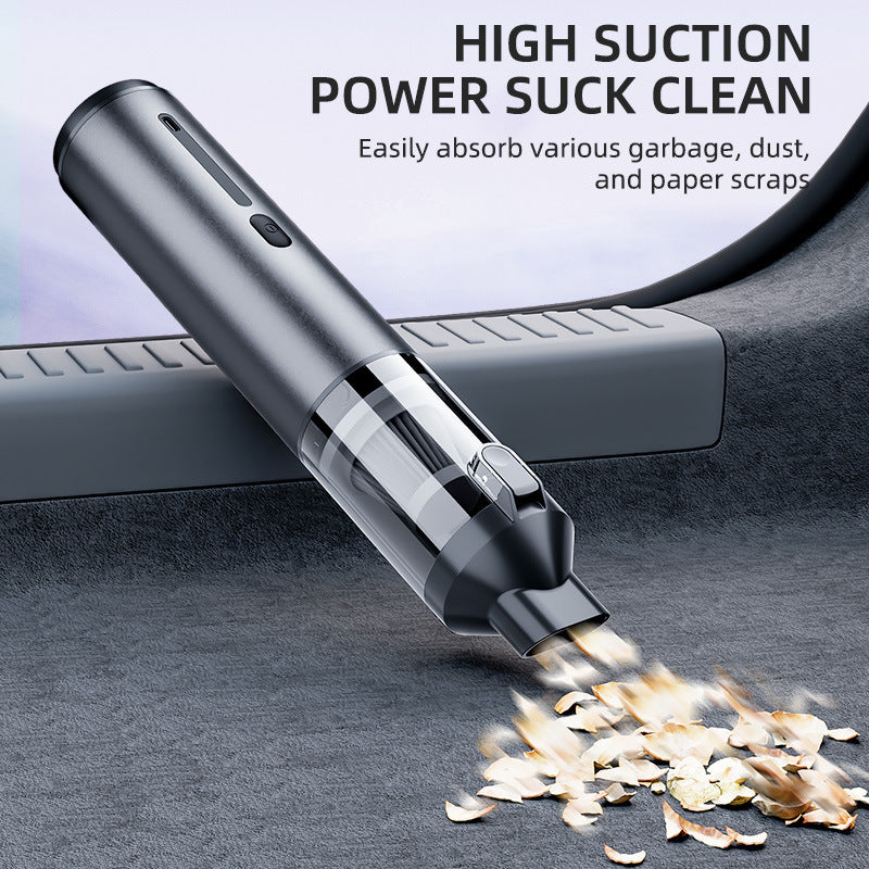 Car vacuum cleaner dust removal large suction inflatable integrated dual-purpose handheld high-power car mini brushless dust blower