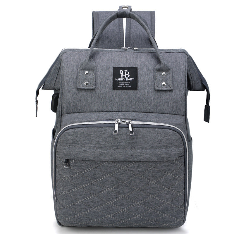 New fashion backpack mommy bag cross-border wholesale large capacity mother and baby travel backpack water-proof mother and baby bag